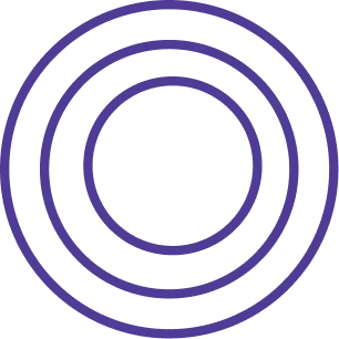 ícono circular asociado a ampliar el alcance de universidades reforzando su identidad institucional