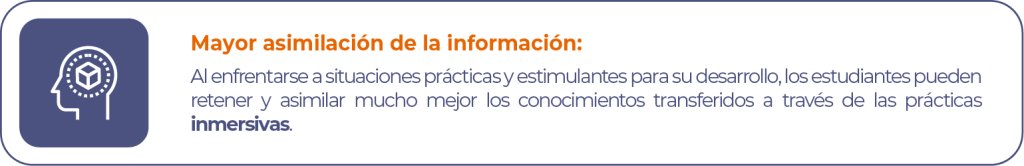 Mayor asimilación de la información: