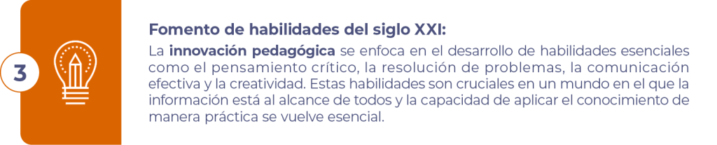 Fomento de habilidades del siglo XXI: