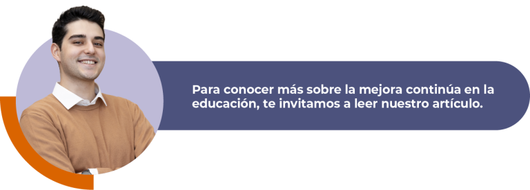 la mejora continúa en la educación,